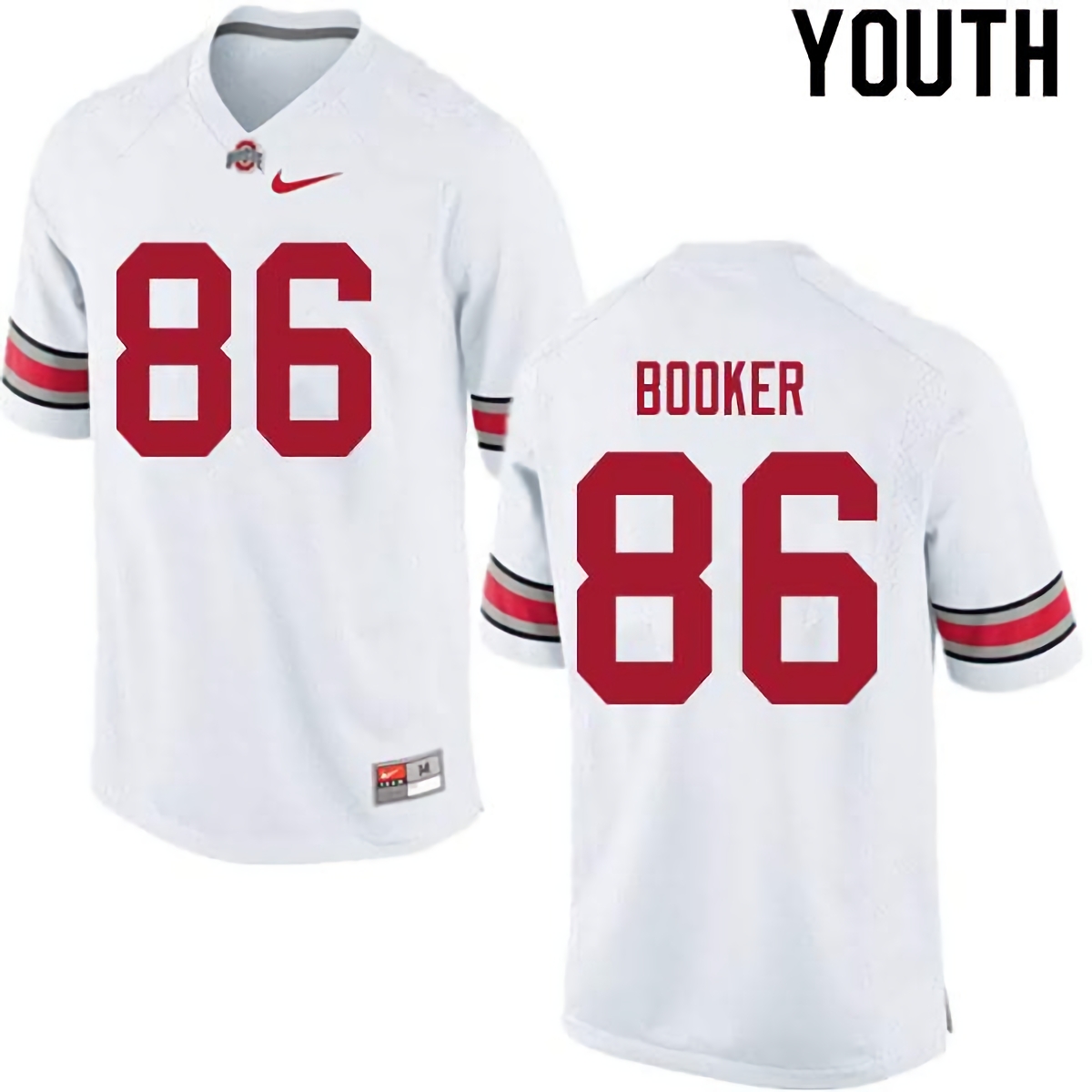 Chris Booker Ohio State Buckeyes Youth NCAA #86 Nike White College Stitched Football Jersey GHU8056IZ
